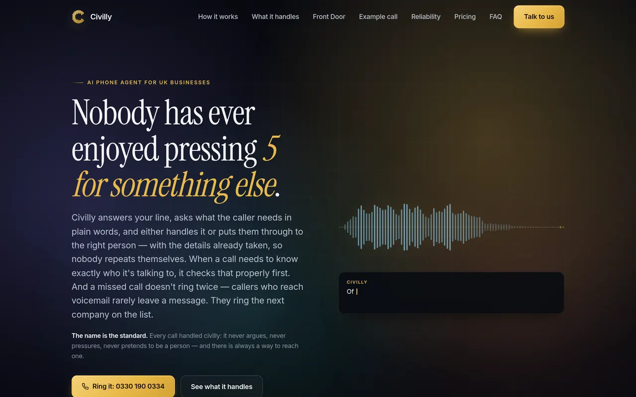 Civilly website